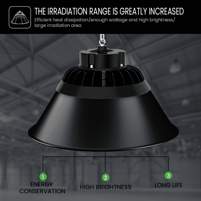 aluminium reflector led high bay 240W zwart